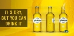 Savana Dry Premium Cider beer