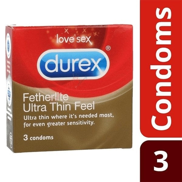 Durex Fetherlite Ultra Thin Feel 3 Condoms