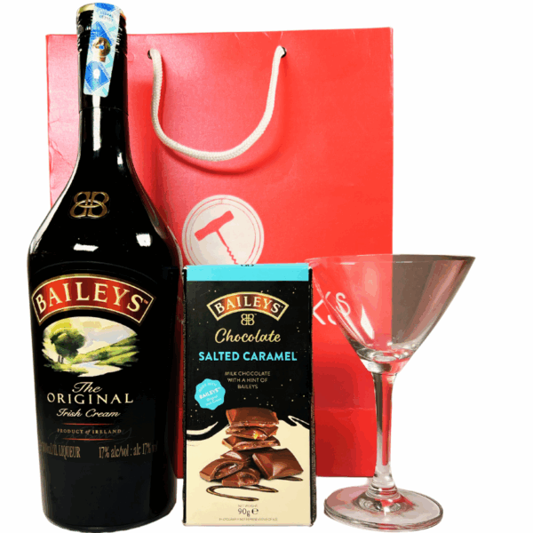 Baileys 1L Cream Liqueur Gift Pack