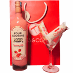 Four Cousins Strawberry Cream Liqueur Gift Pack