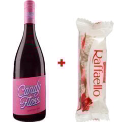 Candy floss sweet red+Raffaello 30g