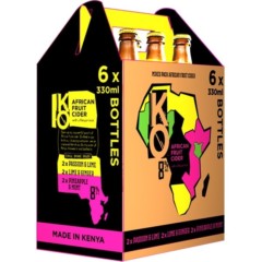 KO African Fruit Cider Assorted 6x330ml