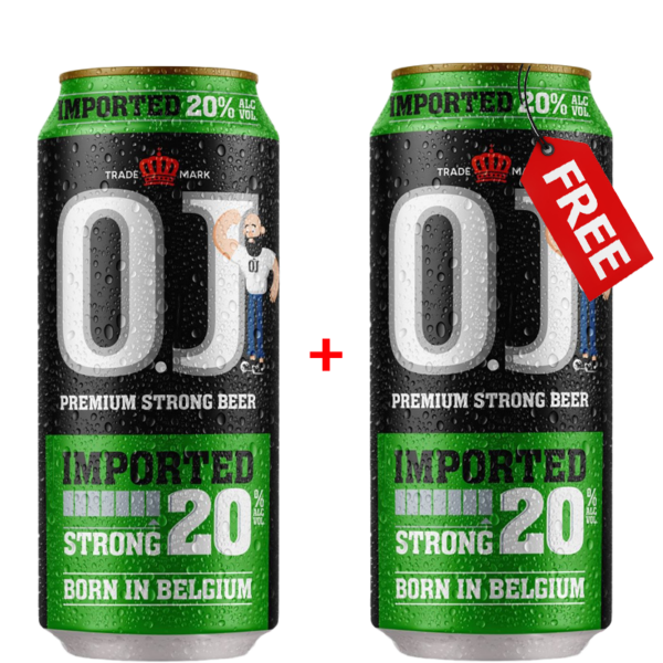 O.J Beer 20% 500ml + 1 Free O.J Beer 20% 500ml + 1 Free