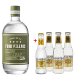 Four Pillars Olive Leaf Gin 700ml + Free Fever-Tree Indian Tonic Water