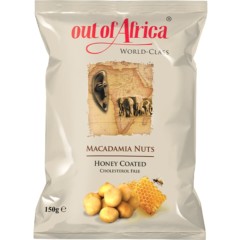 out of Africa Macadamia Nuts Honey Coated 150g