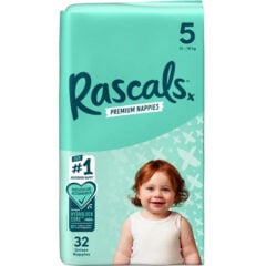 Rascals Nappy Pants size 5(13-18Kg)