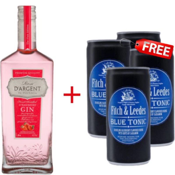 Rose D'argent London dry gin 750ml