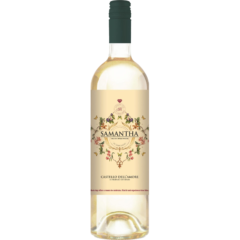 Samantha fruity sweet white wine bottle front