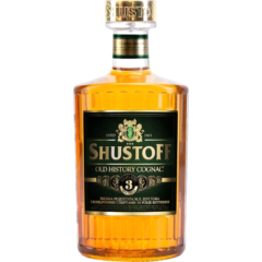 This is a bottle of Shustoff Brandy