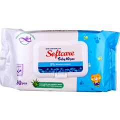 Softcare Baby Wipes 80pcs