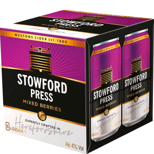 Stowford Press Mixed Berries 4x440ml