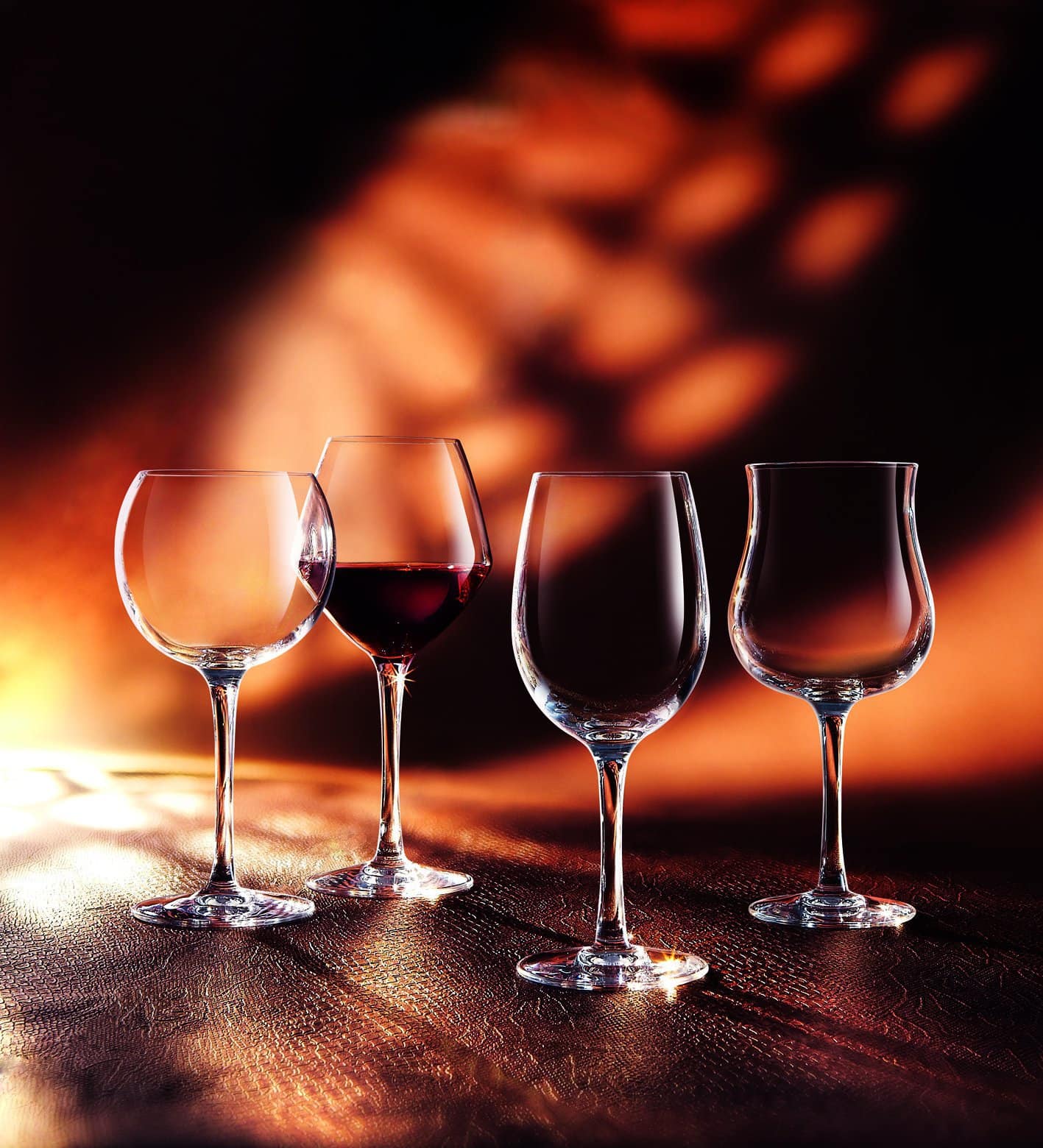 types of red wine glasses