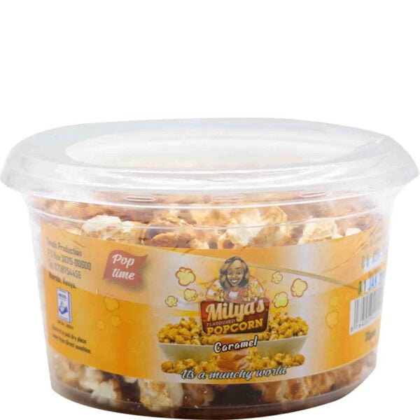 Milyas Caramel Flavoured Popcorn 30g