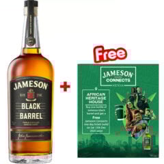 Jameson Black Barrel 750ml + Free Connect Ticket
