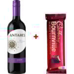 Antares Merlot & Bournville Dark Chocolate Duo