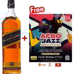 Johnnie Walker Black Label 1L + 1 Free AfroJazz Ticket