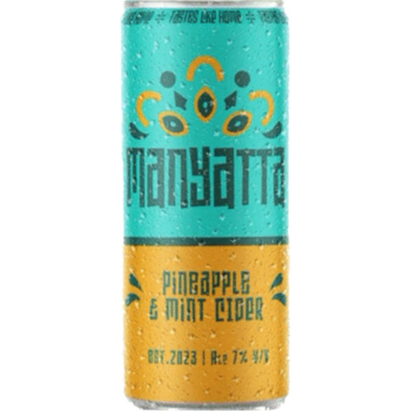 Manyatta Cider Pineapple & Mint Can 330ml