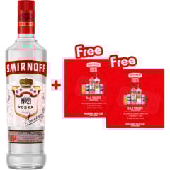 Smirnoff Vodka 1L + 2 Free Unleash Your Edge Fiesta Ticket
