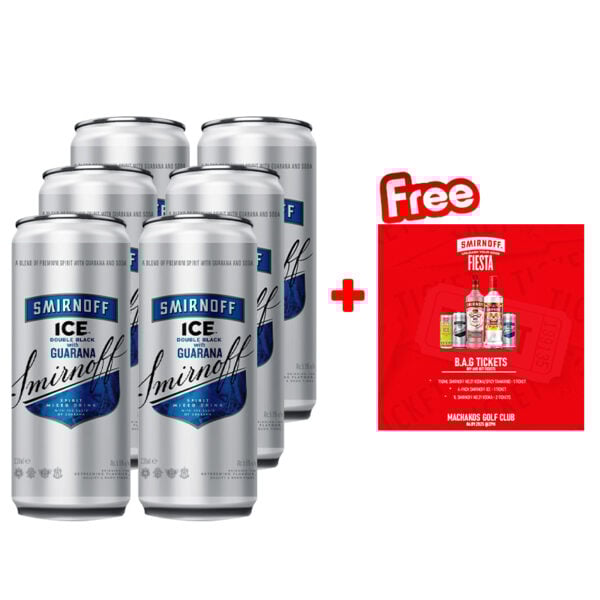Smirnoff Ice Guarana 330ml 6-Pack + 1 Free Unleash Your Edge Fiesta Ticket