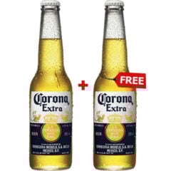 2 Corona Extra 330ml Bottles For The Price Of 1