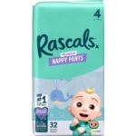 Rascals Nappy Pants size 4(10-15kg)