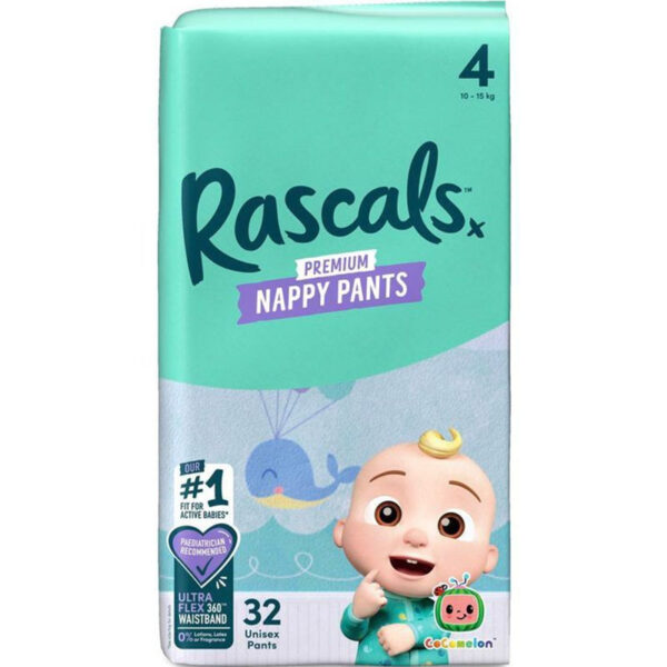 Rascals Nappy Pants size 4(10-15kg)