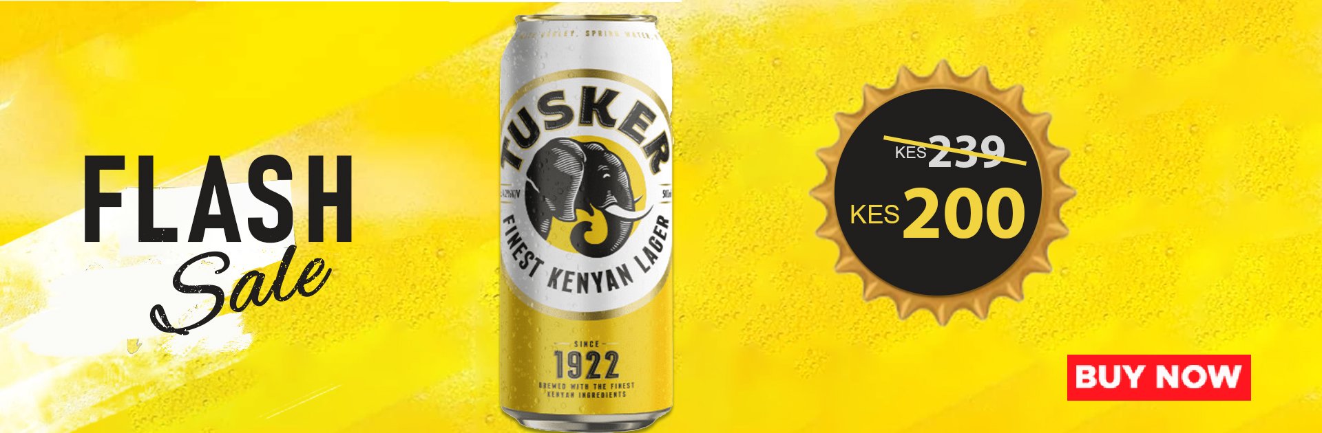 Tusker Lager 500ml